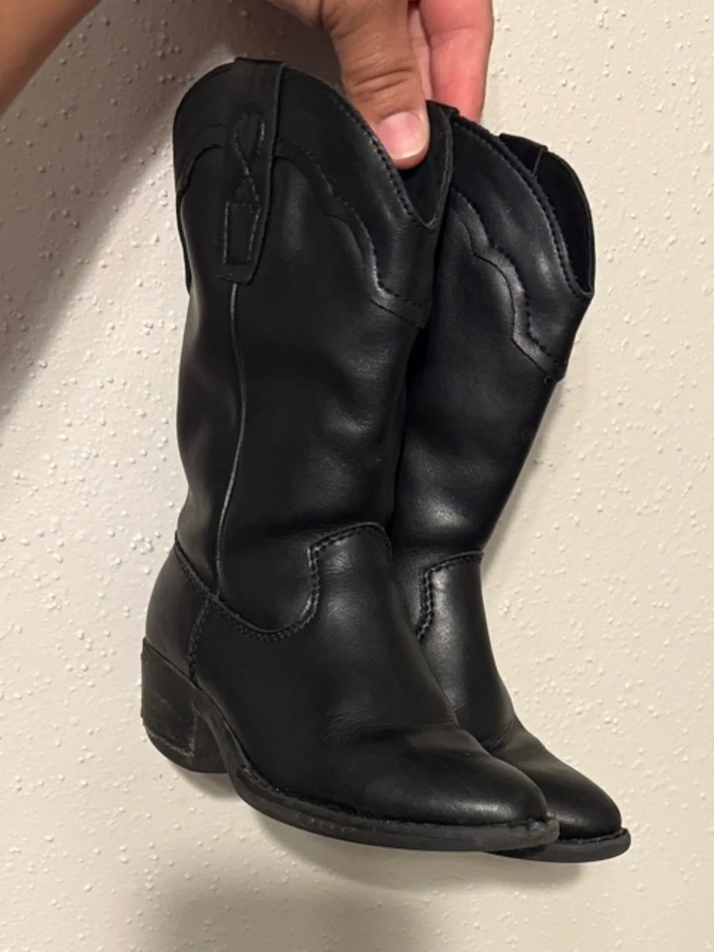 Rylee + Cru Black Kids Western Boots